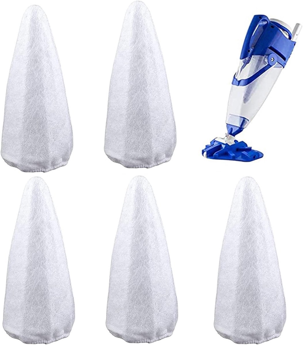 5 Stuks Vervangende Vacuüm Filter Katoen voor Zwembadreinigers - Universele Compatibiliteit, Efficiënte Filtratie en Duurzaam Gebruik