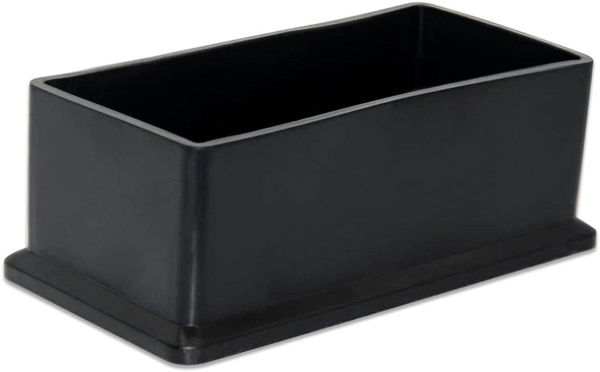 4PCS PVC Niet-Kras Stoelpootdoppen Geschikt voor Rechthoekige Poten met OD 40 x 80mm, Bescherming, Meubelaccessoires, Duurzaamheid