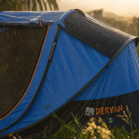 Deryan Luxe Cocoon Pop Up Tent - Anti-UV 50+ 2 Seconds - 2 Persoons - Navy van Deryan — afbeelding 4