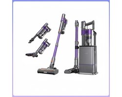 HomeGoodies ILIFE H90 Pro Steelstofzuiger met Auto-Leegstation 2-in-1 – 35kPa Zuigkracht & Draadloos – Ideaal voor Dierenhaar
