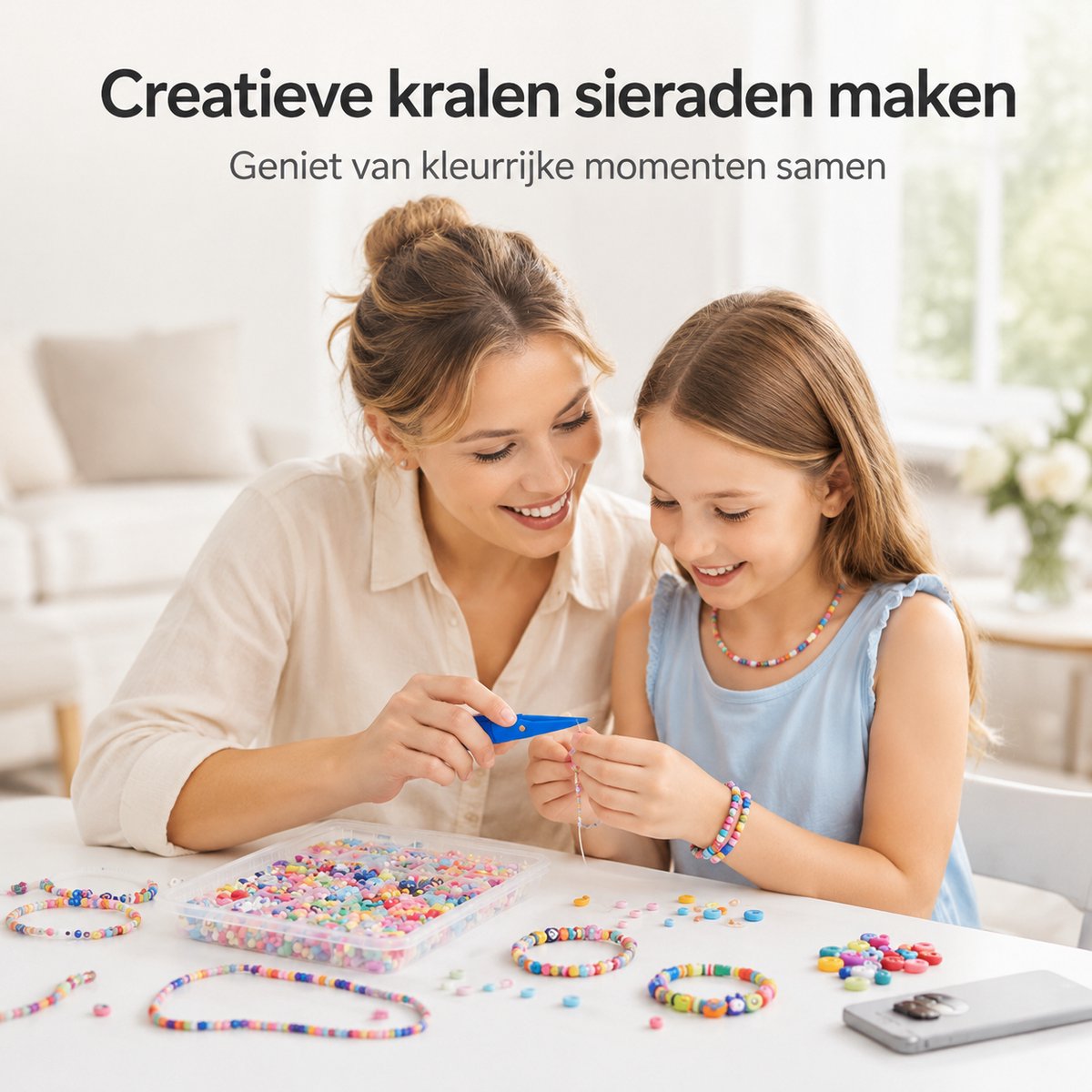BOTC Sieraden Set - Knutselen meisjes - Armband Maken Set - 1050-Delig - Sieraden Halsketting Maken - 24 Stijl - Cadeau voor Meisjes Kinderen — cadeau in Spellen & Speelgoed - foto 2