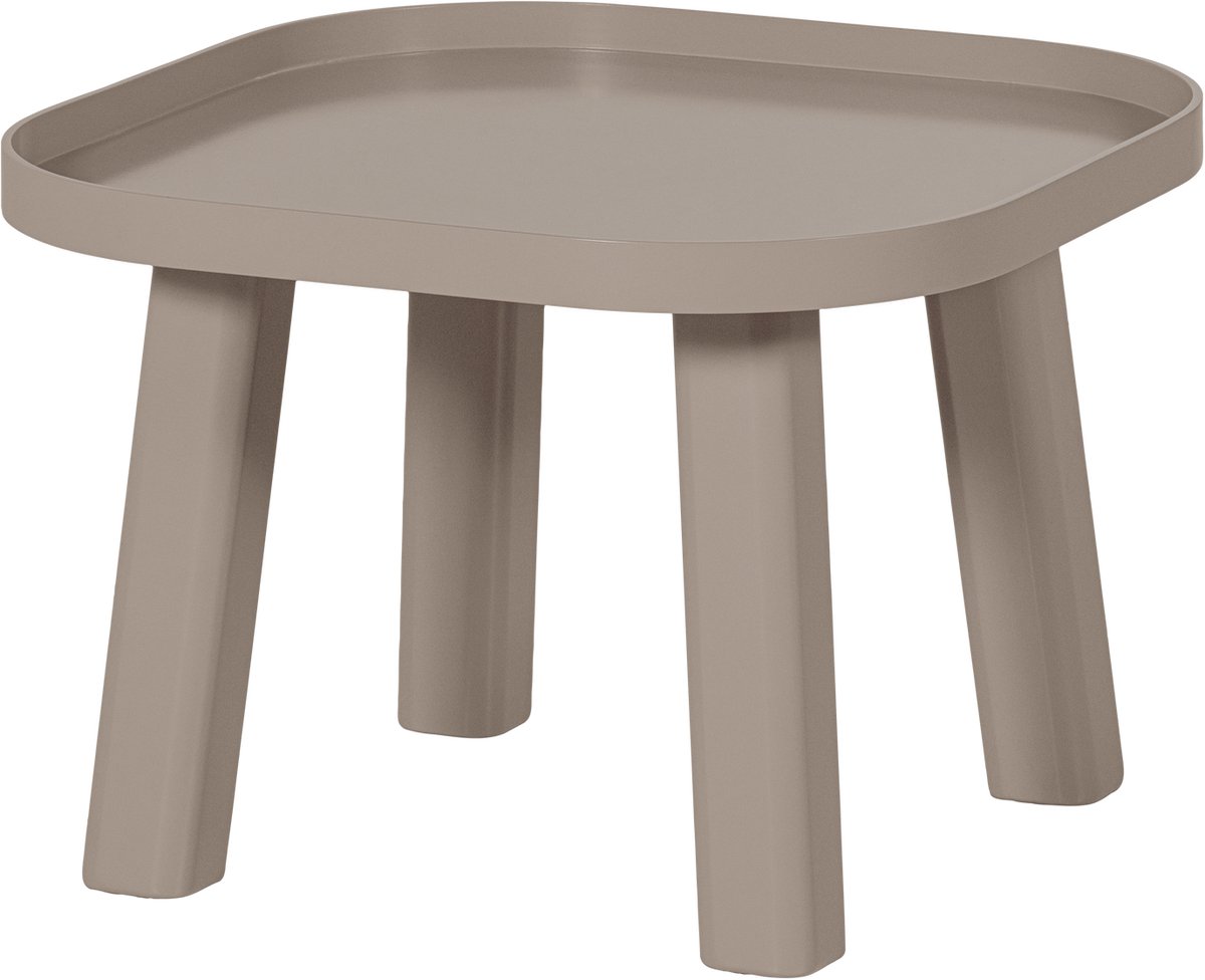 WOOOD Mosa Bijzettafel - Hout - Zand - 42x60x60