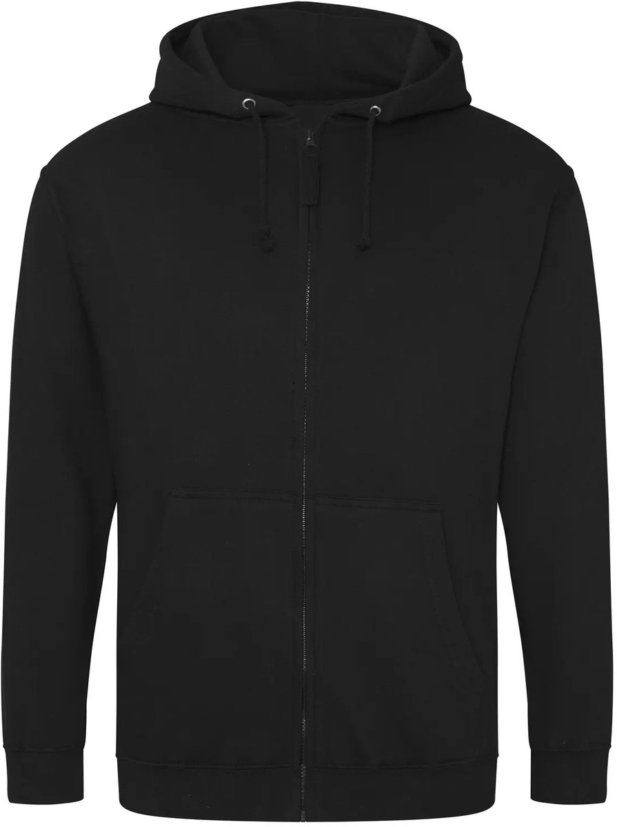 Capuchon met volledige rits Just Hoods Zwart
