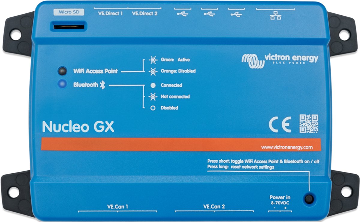 Victron Nucleo GX Communicatiecentrum voor Monitoring en Bediening | BPP900453100