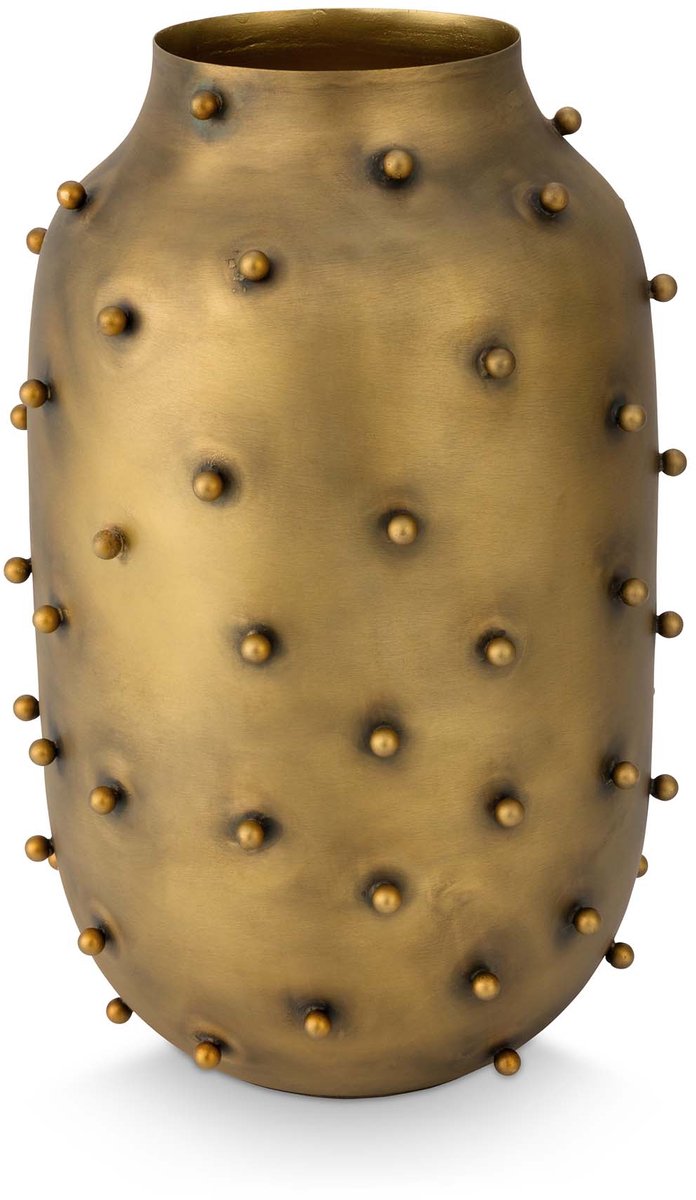vtwonen - Vaas - Metaal - Goud - 19.5x30 cm