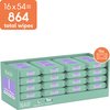 Naïf - Sterke Lotion Wipes - 0% parfum 0% alcohol – met Aloë Vera - 864 doekjes (16 stuks x 54 doekjes)