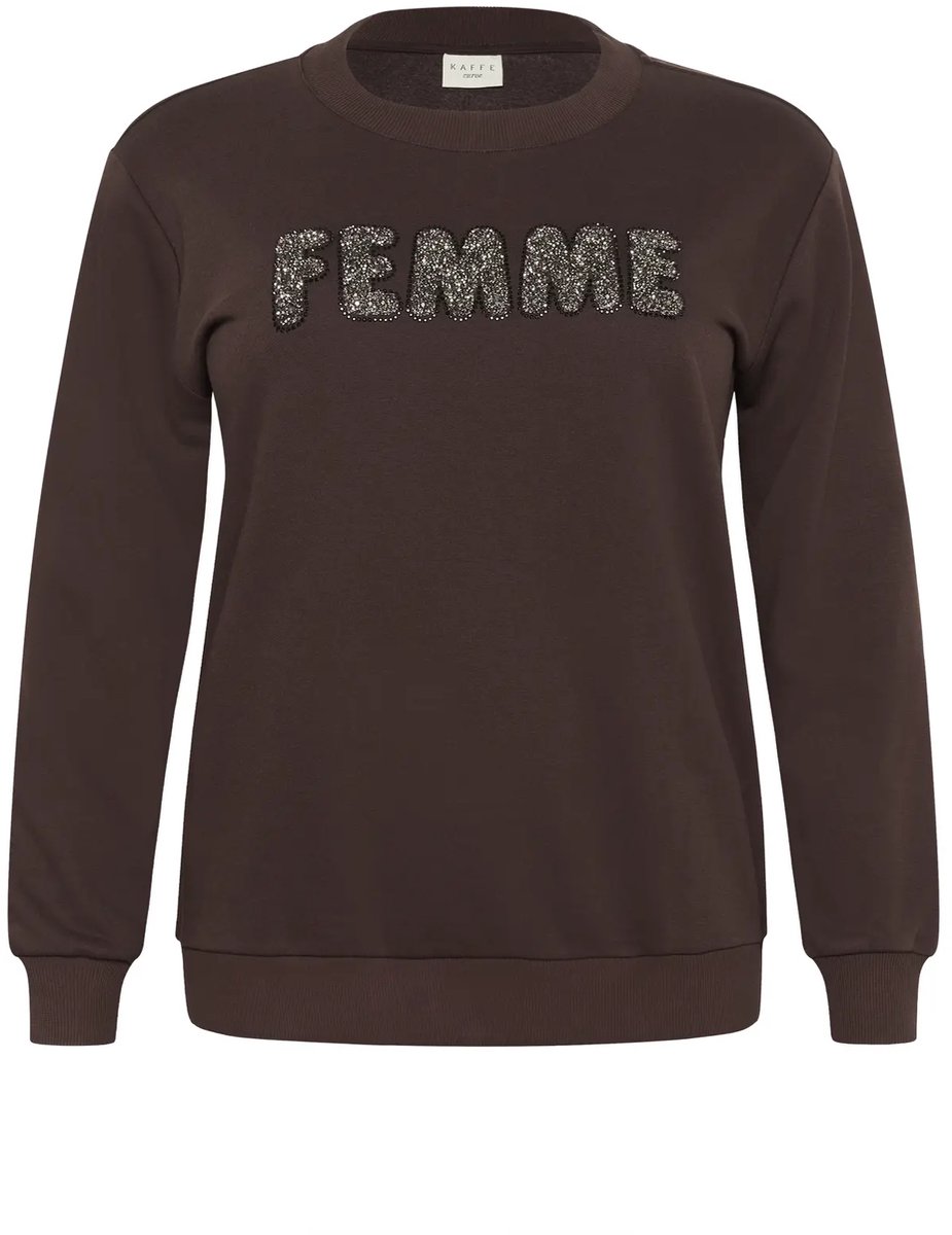 Dames sweatshirt KAFFE Curve Elise