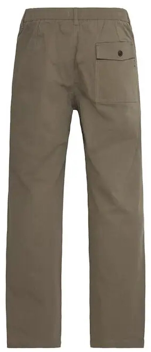 Plissé elastische broek Solid Liam