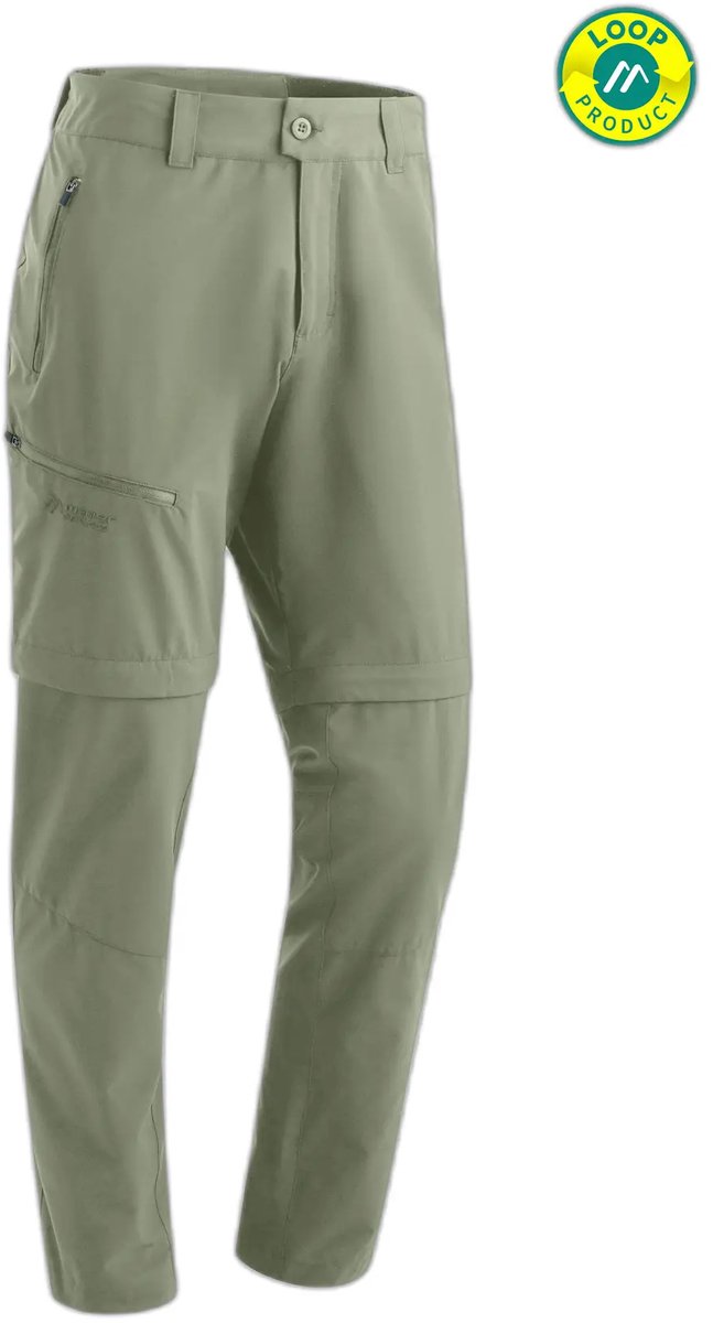 Wandelbroek Maier Sports Tajo Zip Loop Groen