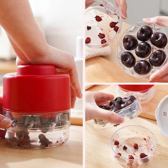 Multifunctionele fruitontpitter, kersenontpitter met zeven gaten, meidoornontpitter voor snelle pitverwijdering en kernextractie. — afbeelding 4