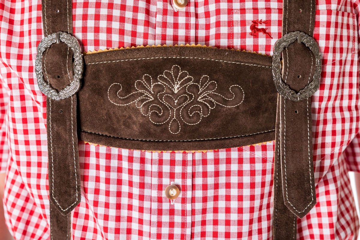 Lederhose Jupp Kniebund 3/4