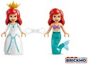 Lego Disney: Ariel als prinses met kroon en zeemeerminnenstaart.