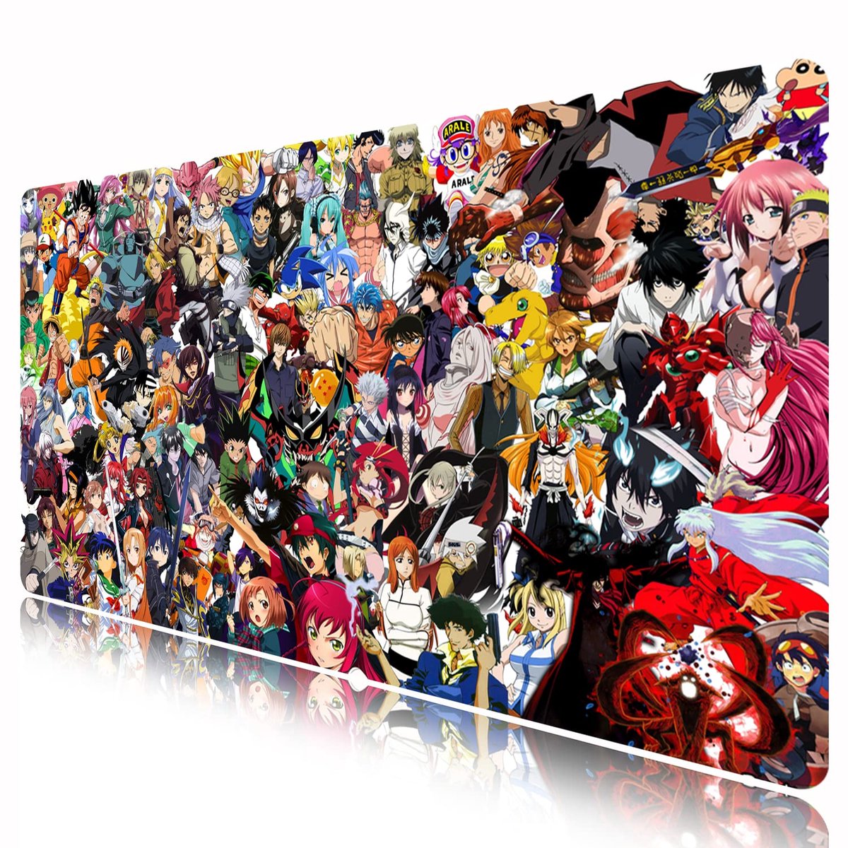 SnelShoppen - XXL Gaming Muismat - Grote Uitgebreide Bureautoetsenbord Muismat - Waterdicht en Antislip - Anime Design - 35,4 x 15,75 x 0,1 cm - Perfe