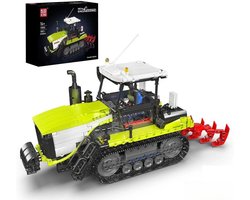 Mould king 17093 Tractor Trekker Crawler bouwset | Classic boerderij constructie modelbouw | Hollandse cadeautjes | Technische creator speelgoed ideas voor volwassenen & kinderen | Accu niet geschikt voor Lego technic | Bouwdoos met 1357 bouwstenen