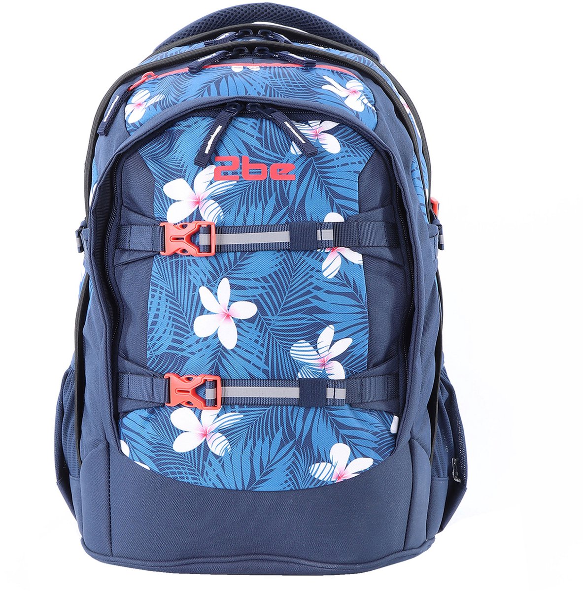 2be Ergonomisch Schoolrugzak met 15 inch laptopvak - Blauw - Blauw