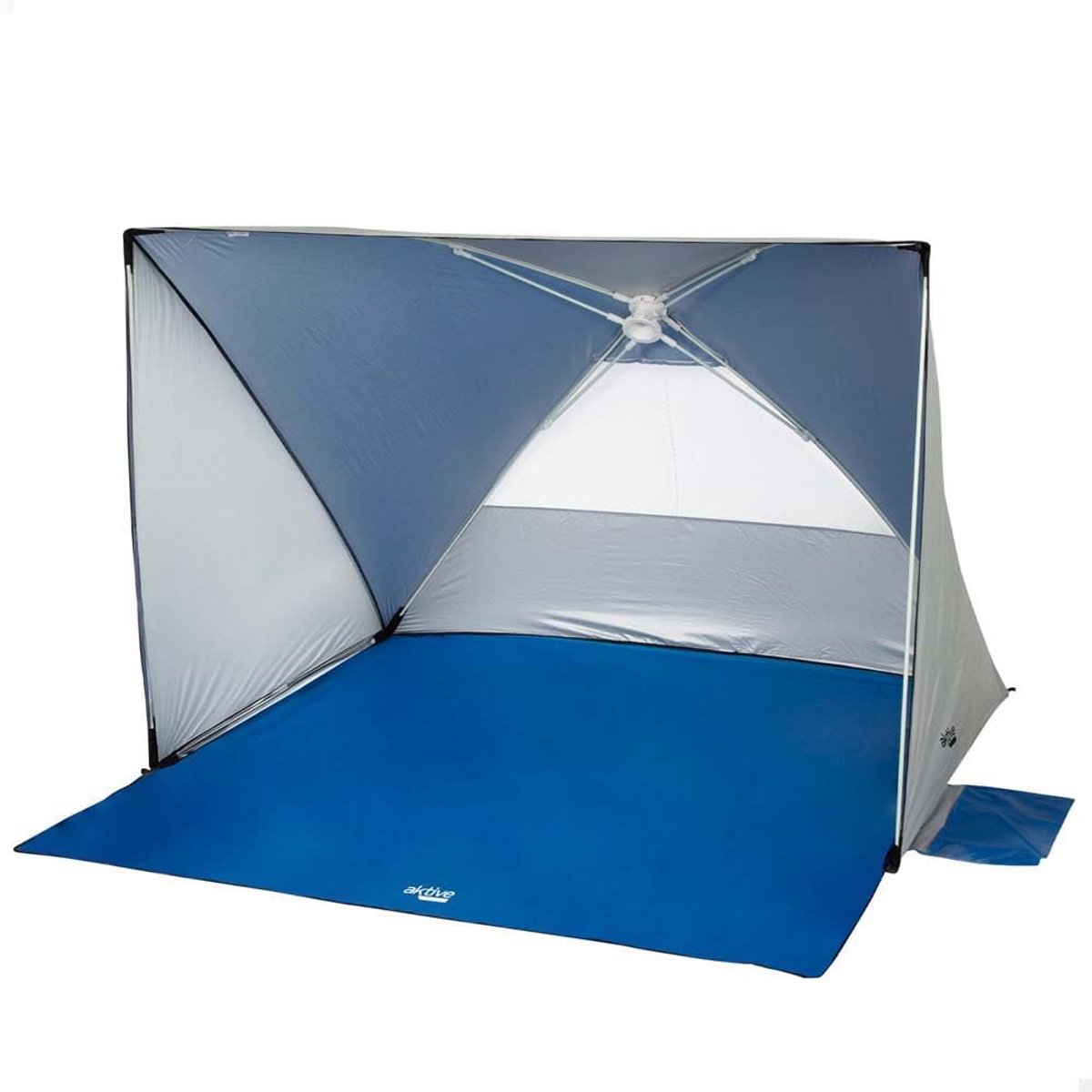 SnelShoppen - Pop-up Strandtent 145x103 cm voor 2 Personen met UV50 Bescherming, Muggennet, 6 Haringen, Waterkolom 300 mm, Draagtas, Ideaal voor Campi