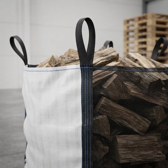 10 stuks - Geventileerde Big Bag 100x100x100cm - 1000KG - Geventileerd net - PP-weefsel - 4 heflussen — afbeelding 2