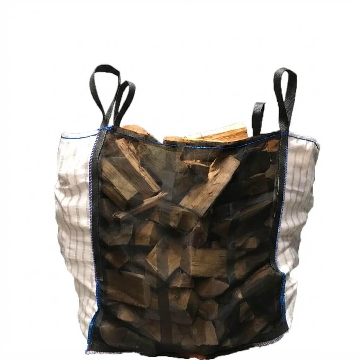 5 stuks | Geventileerde Big Bag 100x100x100cm | 1000KG | Geventileerd net | PP-weefsel | 4 heflussen