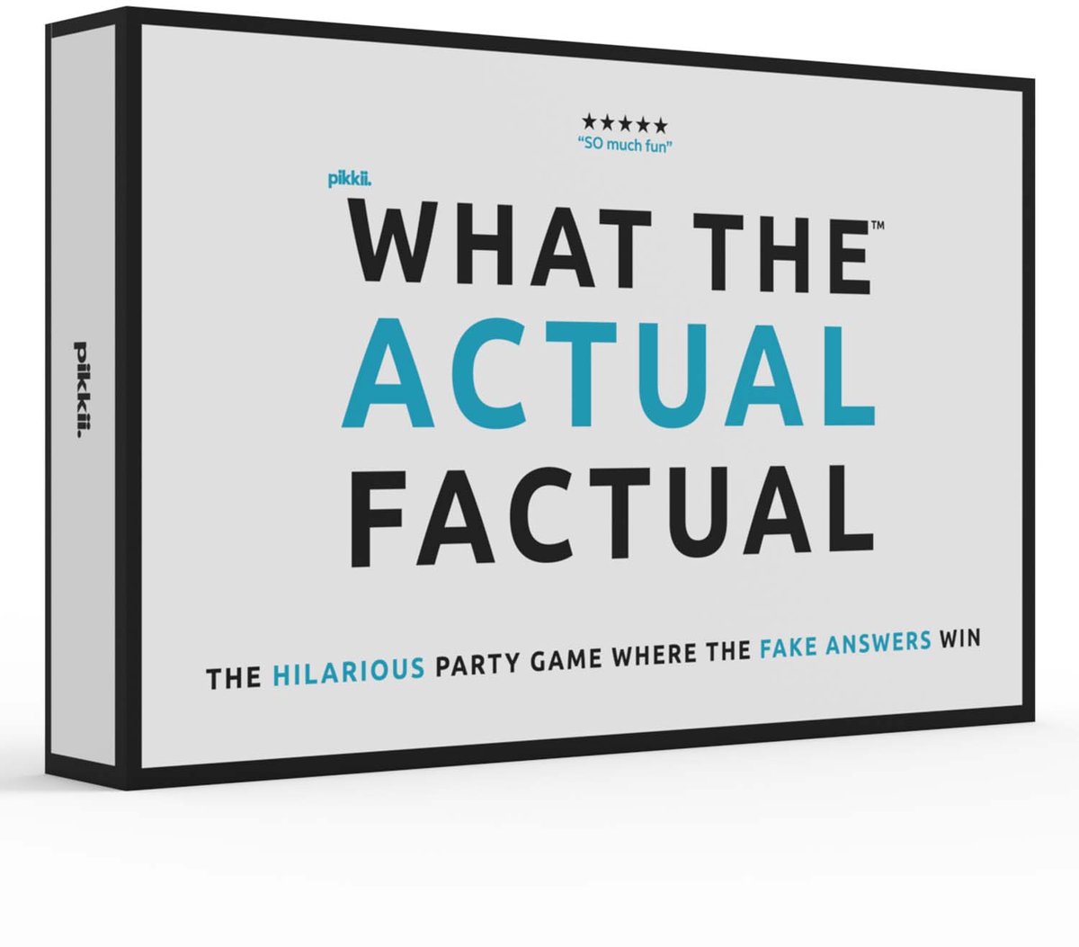 pikkii What the Actual Factual™ Quizspel – Trivia Kaartspel met Verrassende Feiten | Partyspel & Gezelschapsspel