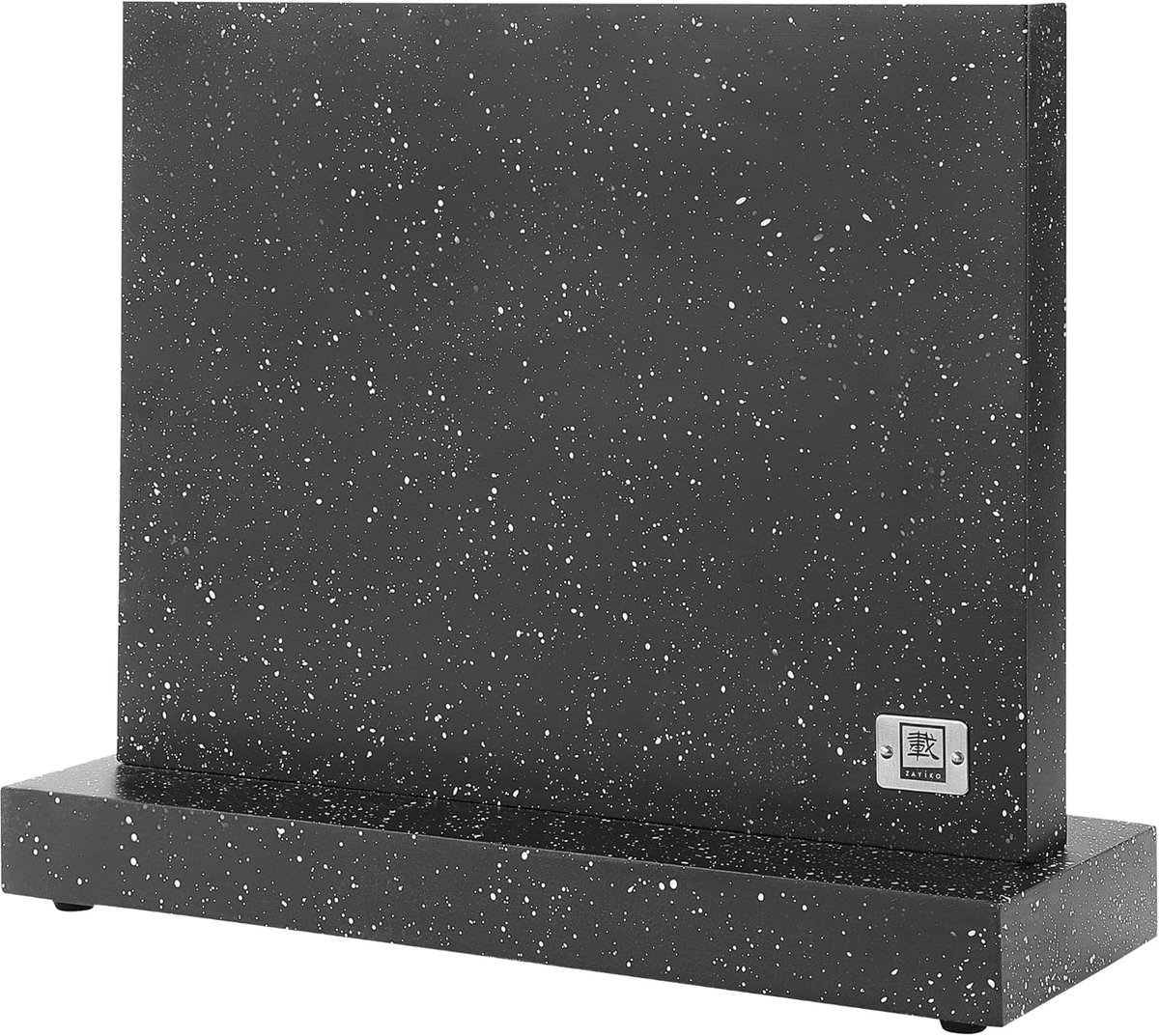 SnelShoppen - Zayiko Magnetisch Messenblok Dubbelzijdig voor Tot 12 Messen | Keukenaccessoire voor Messen, Houten Messenblok, Magnetisch, Ruimtebespar