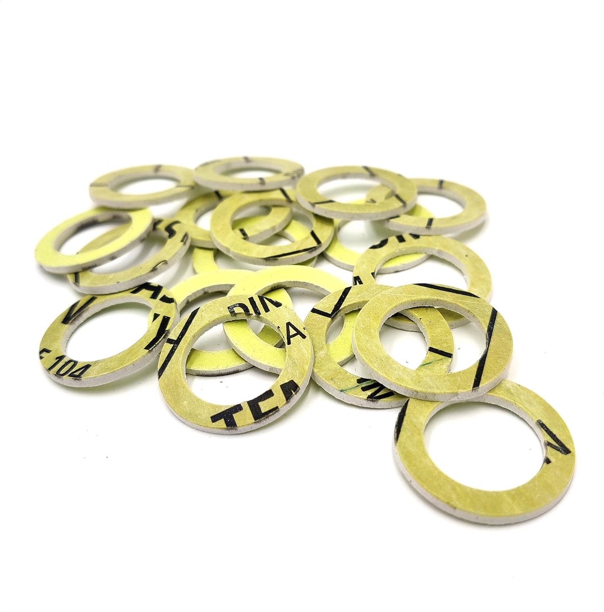 SnelShoppen - Aramid Fibre Sealing Washers Set 30x24x2mm - Tap Seal 1" - Plat Rubber Seals - Universele Afsluitringen voor Water, Gas, Olie, Alcohol