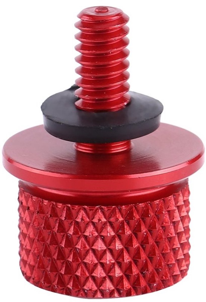 Achterstoelbout Robuuste Aluminiumconstructie - 6 mm Schroefdraad - 1 Stuk - Duurzaam - Stijlvol - Motoronderdeel - Motorbout