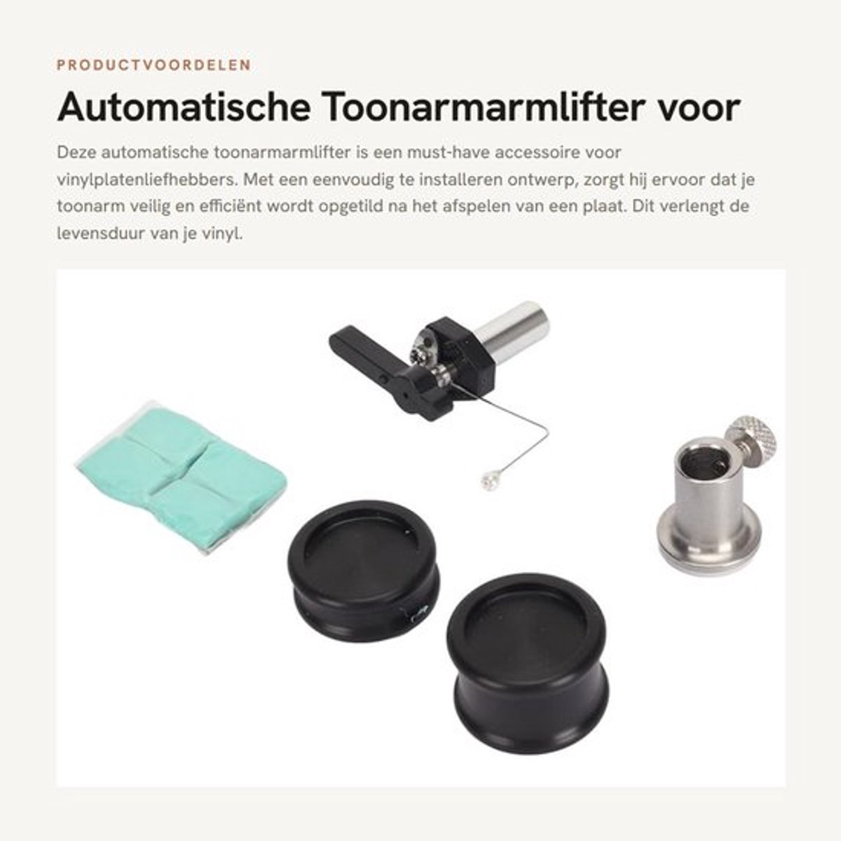 Automatische Toonarmarmlifter voor Platenspeler