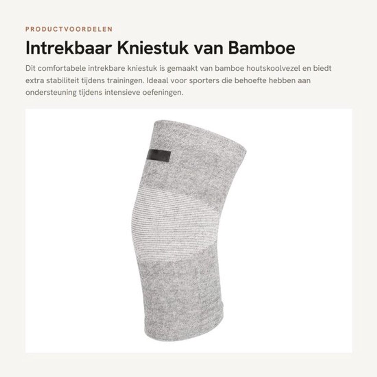 Kniestuk Duurzaam - Kniestukken - Stabiliteit - Compressie - Pijnverlichting - Geschikt vo