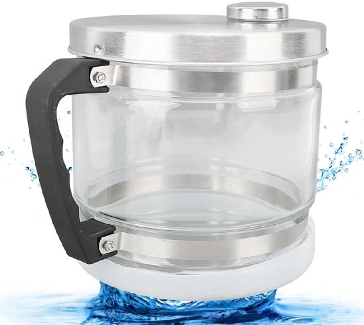 Waterglazen 1 Gallon - Watercontainer - Multifunctioneel - Vaatwasserbestendig - Glazen Pot - Brede Compatibiliteit