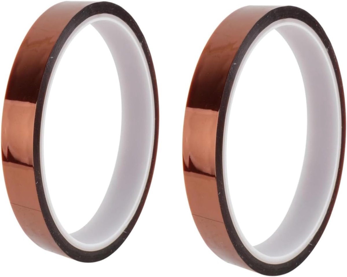 Hoge Temperatuur Tape 10 mm x 33 m - Sterke Polyimide Tape voor Lassen, Elektrische Toepassingen en Isolatie