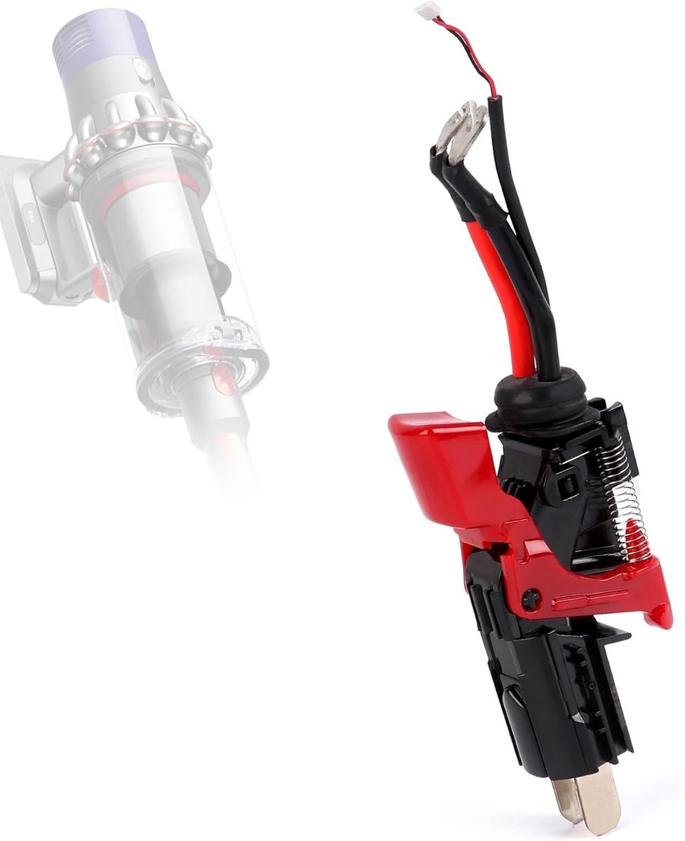 Verbeterde trigger schakelaar set voor Dyson V10 stofzuiger, krachtknop, vervangende onderdelen en accessoires voor optimale prestaties