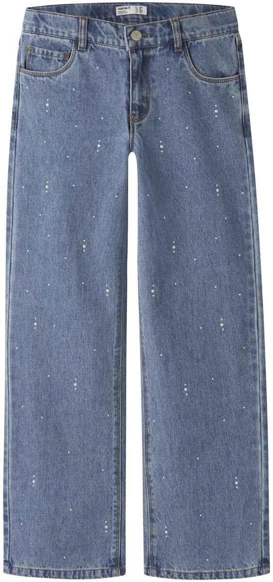 Name It - Meisjes broek - Maat 122 - Meisjes - Jeans - katoen