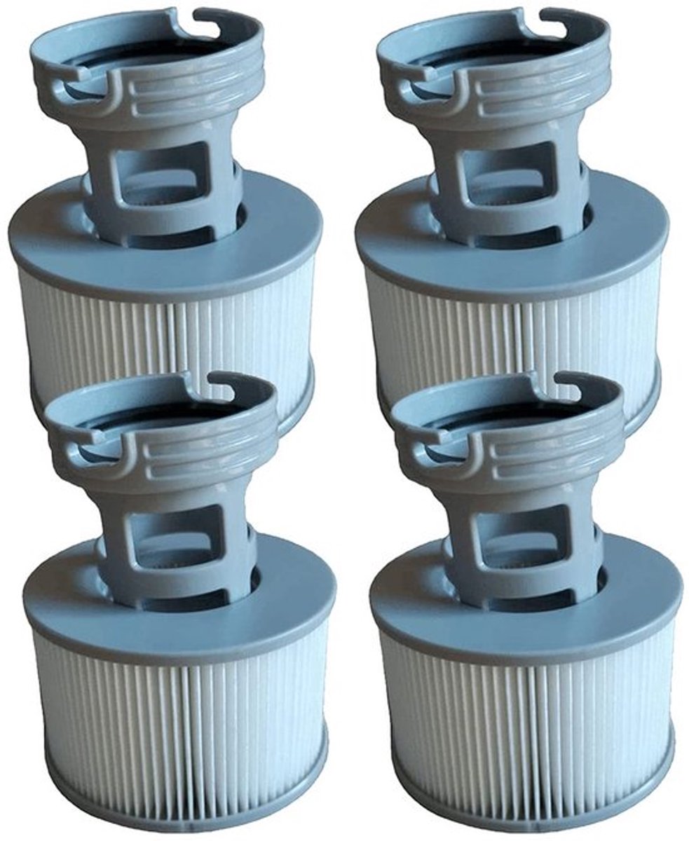 4-delige set accessoires voor hot tub/spa - Vervanging Schroef-in-Basisadapter - Opblaasbare Hot Spring zwembadfilter - Wave Spa-type zwembadfilter