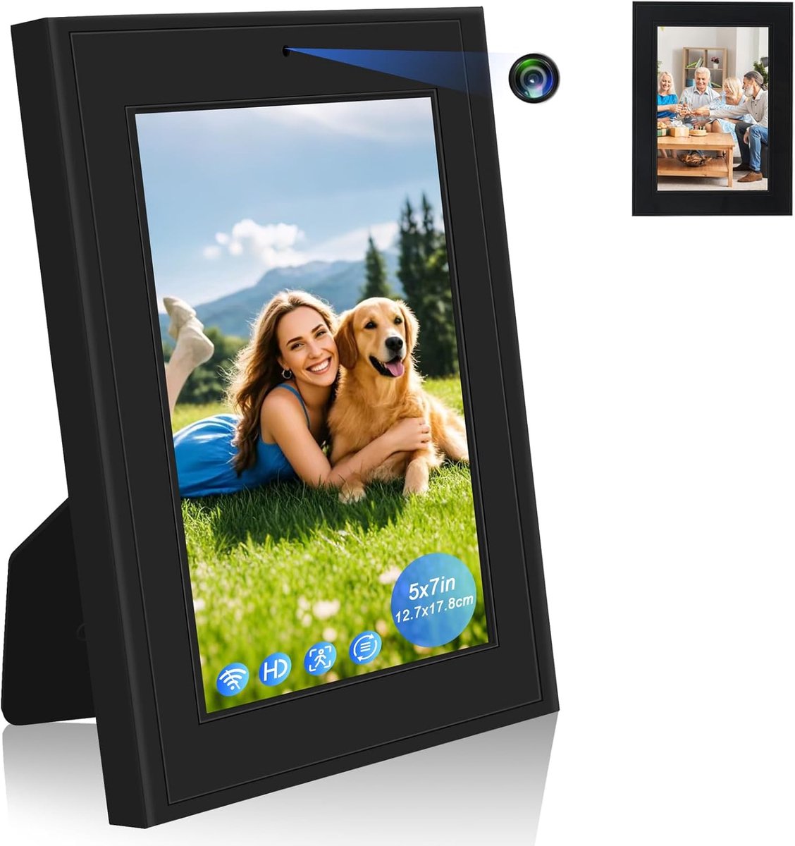 SnelShoppen - Mini Camera 1080p HD - Draagbare Videocamera met Oplaadbare Batterij voor Feest, Camping en Kinderen - Compacte Micro Camera