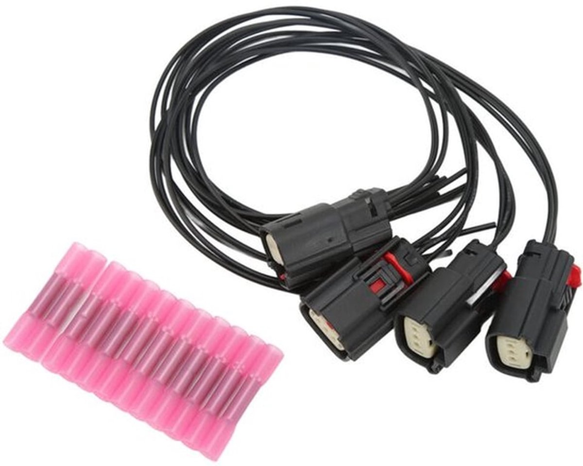 Aansluitkabel geschikt voor de bobine. Deze bobine-aansluiting is geschikt geschikt voor onderdeelnummer 9U2Z14S411EA. Geschikt geschikt voor Ford C-Klasse, Edge-Klasse, Explorer-Klasse, Fusion-Klasse en Mustang-Klasse.