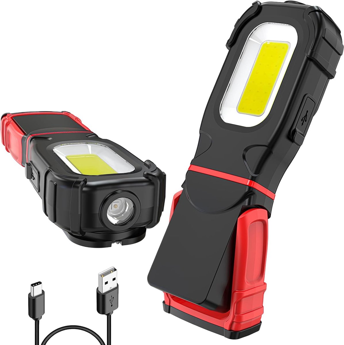 LED Werklicht 360° Rotatie - 3 Lichtstanden - Magnetische Basis - Ideaal voor Garage en Kamperen - ShopVlot