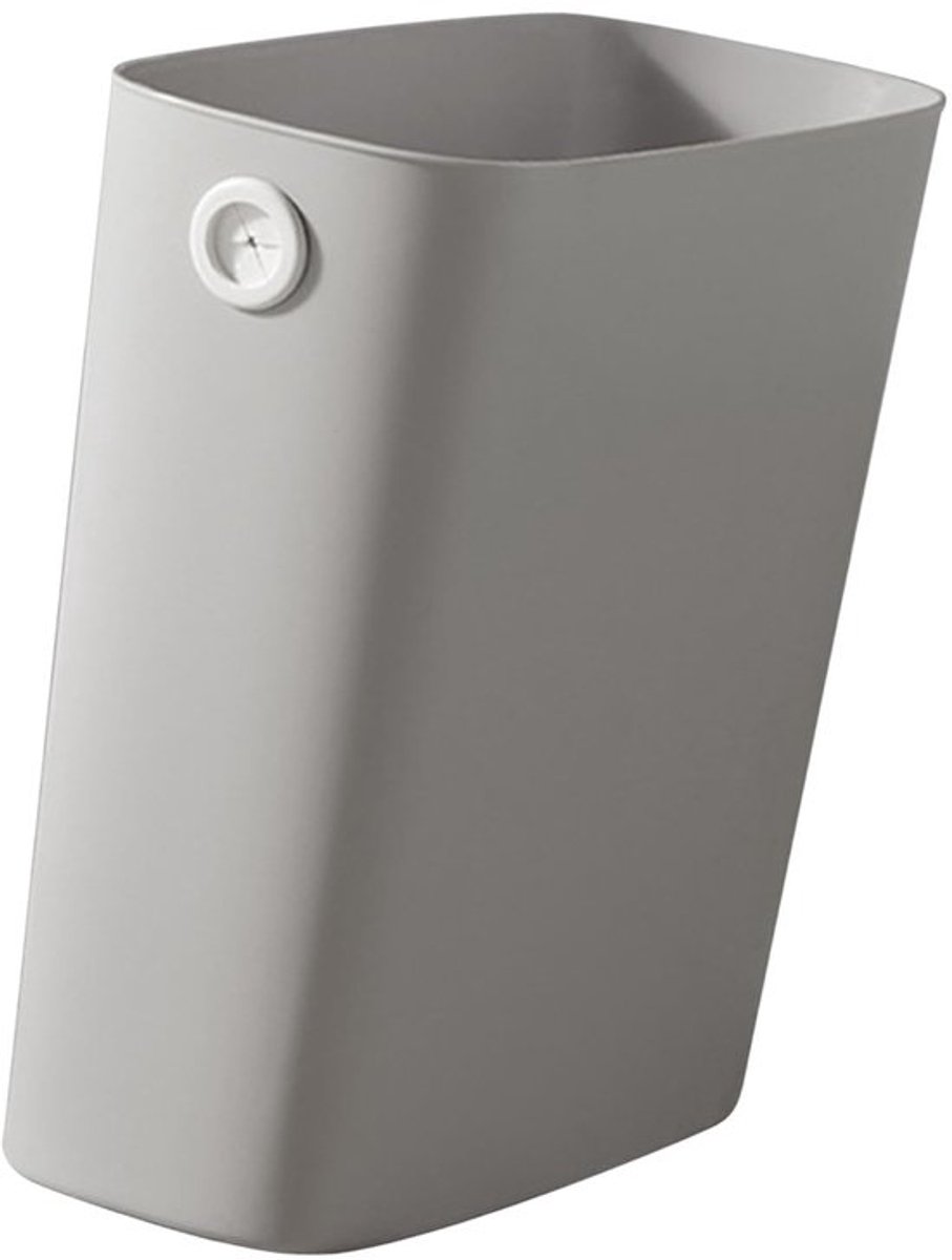 Afvalemmer Premium Kunststof - Compact - Ruimtebesparend - Met Bevestigingsgat - Slank Ontwerp - 11 x 10,6 x 5,1 cm - Prullenbak