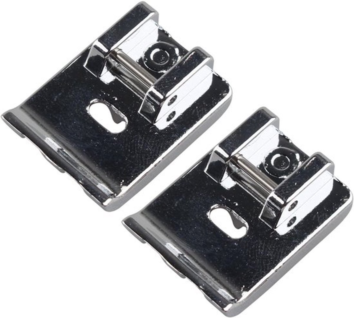 Piping Presser Voet - Dubbele Welting - Metalen Accessoire - Compatibel met Lage Schacht Naaimachines - Stevig en Duurzaam - Max. Touwgrootte 5 mm - Naaivoet