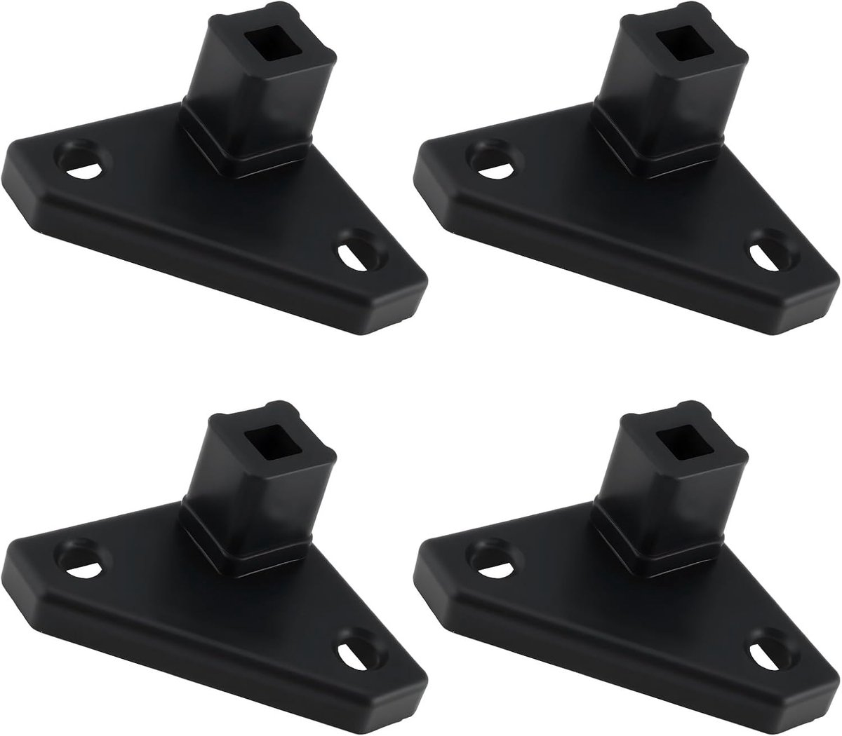 SnelShoppen - 4Pcs Gazebo Voetsteunen Pop Up Tent Leg Basis Ondersteuning voor 20mm Buis - Sterk en Weerbestendig - Ideaal voor Tent, Tuin, Camping, F