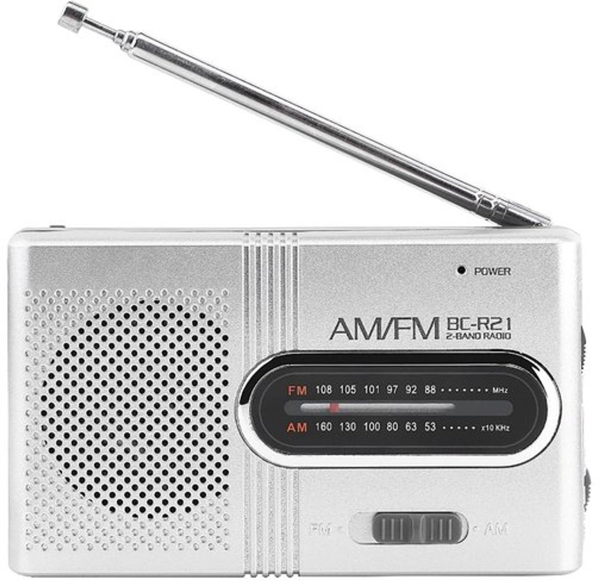 Radio Draagbaar - AM/FM Ontvanger - Ingebouwde Luidspreker - Compact - Lichtgewicht - Ideaal voor Outdoor-activiteiten - Draagbare Radio