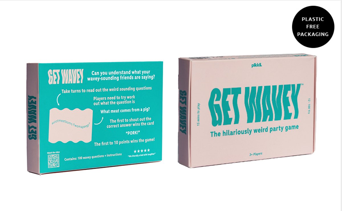pikkii Get Wavey Reactiespel – Hilarisch Partyspel voor Spelavond | Gezelschapsspel voor 2+ Spelers