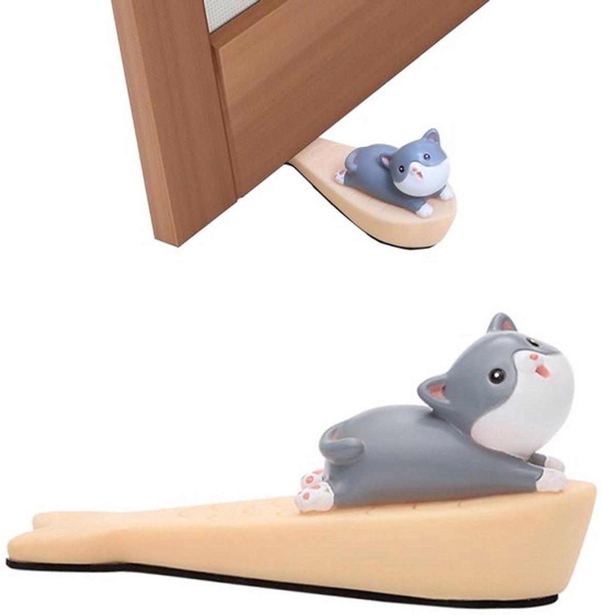 Deurstoppers Dierlijke Vorm - Decoratieve Deurstopper - Geluidsdempend - Muurbescherming - PVC Zacht Plastic - Antibotsing - Deurwig