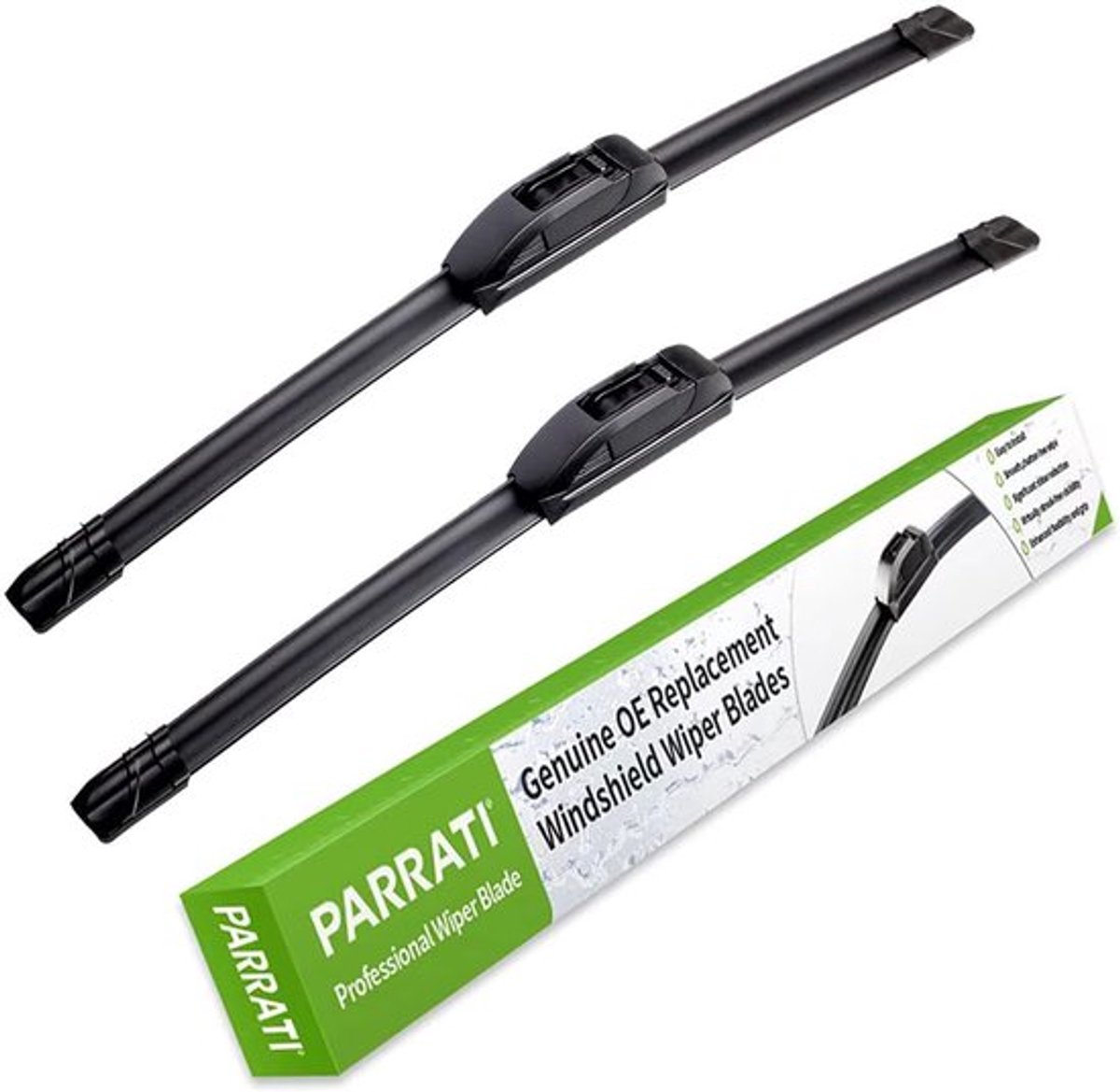 SnelShoppen - 22" + 22" Premium All-Season Ruitenwissers Set van 2 - Hoogwaardige Vervangingswissers voor Auto - Perfect voor Regen, Sneeuw en Zomer