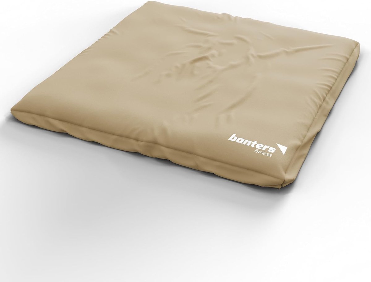 Meditatiemat Zabuton 80x80x6 cm - 100% biologisch katoen - ergonomisch en wasbaar - perfect voor ontspanning - ShopVlot