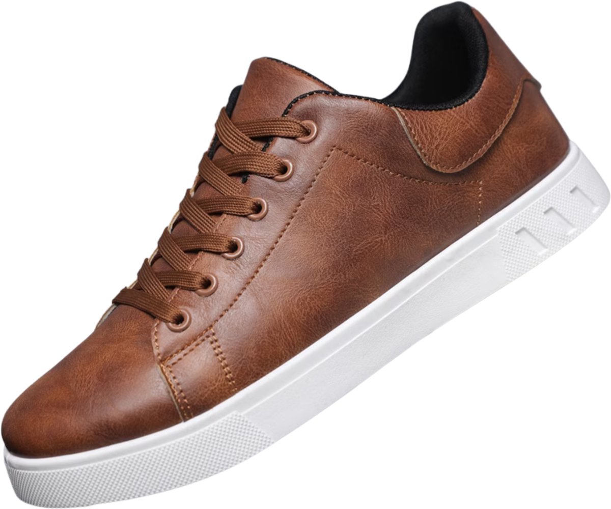 Currero Schoenen Heren Sneakers Comfortabel Wandelschoenen Casual Volwassenen 44.5 Bruin