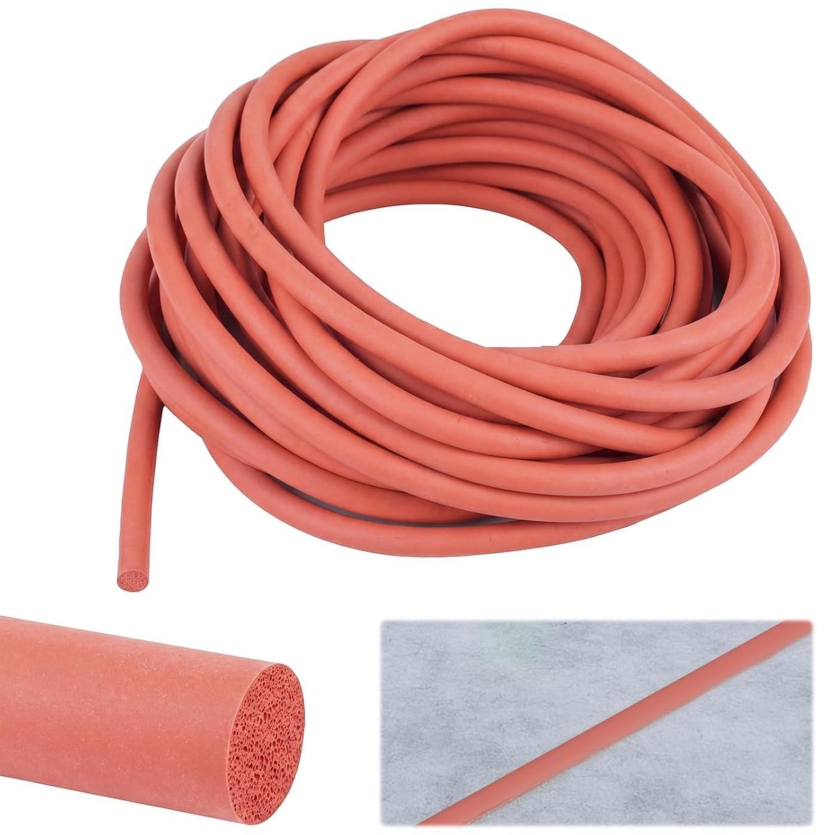 EPDM afdichtkoord van 10 mm - 5 m lang, rond afdichtschuim voor voegen en kieren, waterdicht en duurzaam afdichtmateriaal voor beton en constructies