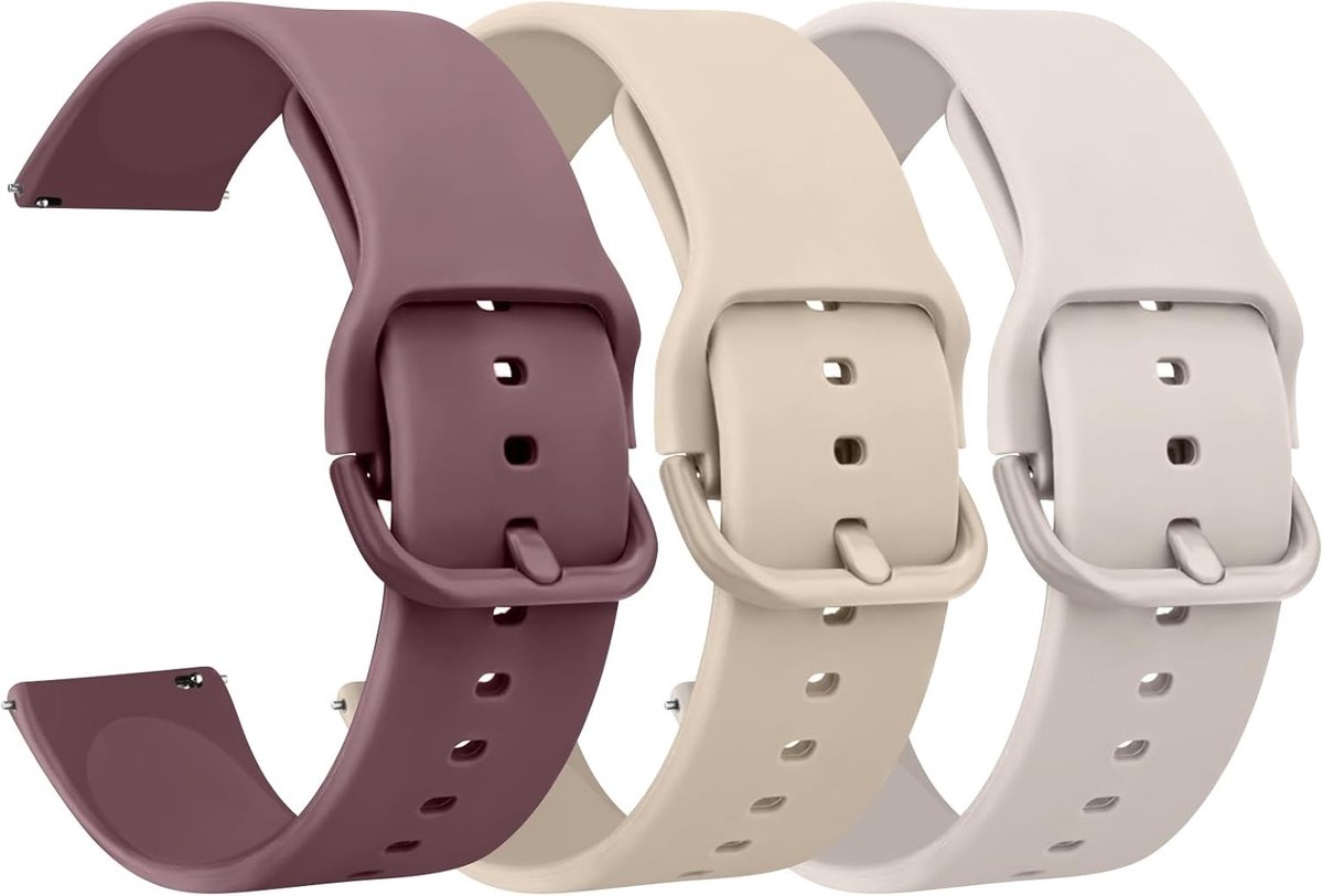 Horlogeband 20mm/22mm - Siliconen - Snelle vervanging - Ideaal voor heren en dames - SnelShoppen