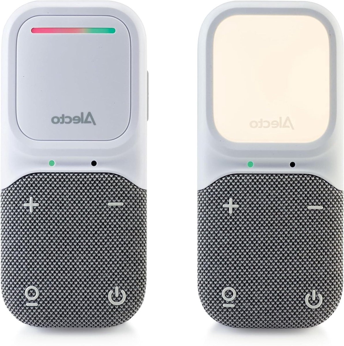 Audio Babyfoon - Baby Monitor - Baby Bewaken - Full Eco Modus - 300m Bereik - Wit/Grijs