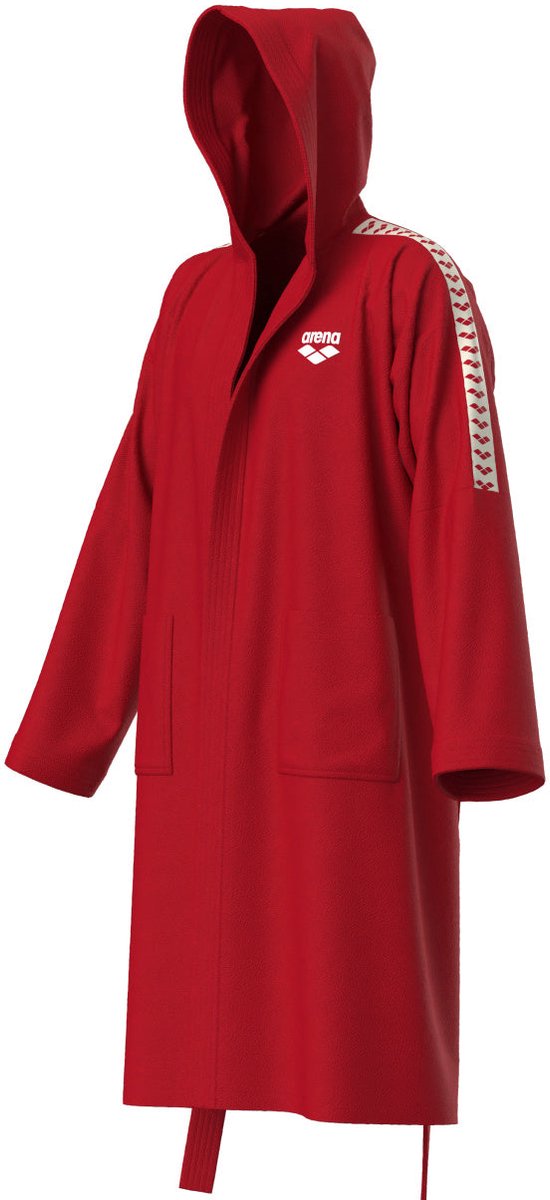 Arena Badjas Team Stripe Rood/Wit