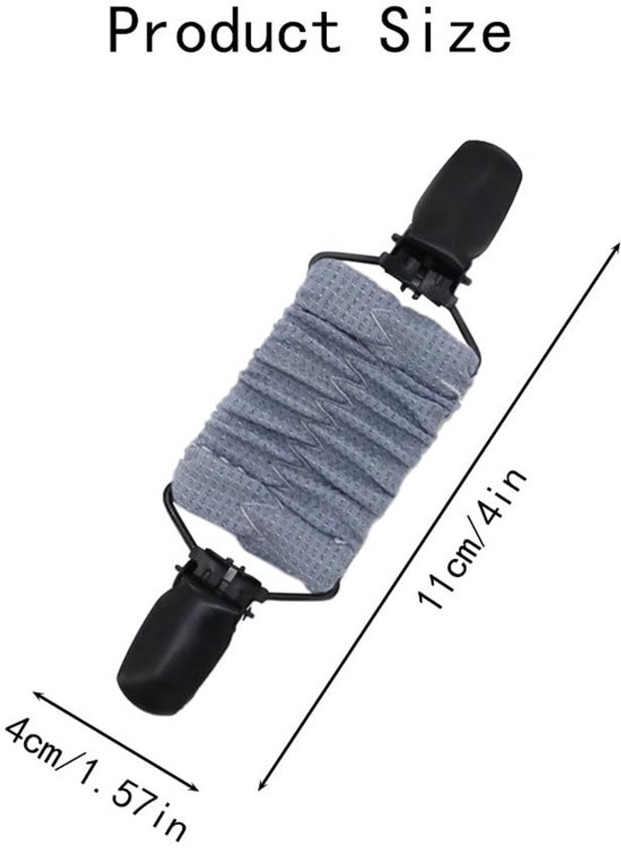 Taille Cincher Clip - 4 Stuks - Verstelbare Kleding Clips - Decoratieve Accessoires - Polyester/Zinklegering - 11 x 4 cm - Kledingclip